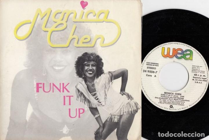 Discos de vinilo: MONICA CHEN - FUNK IT UP - SINGLE DE VINILO - Foto 1