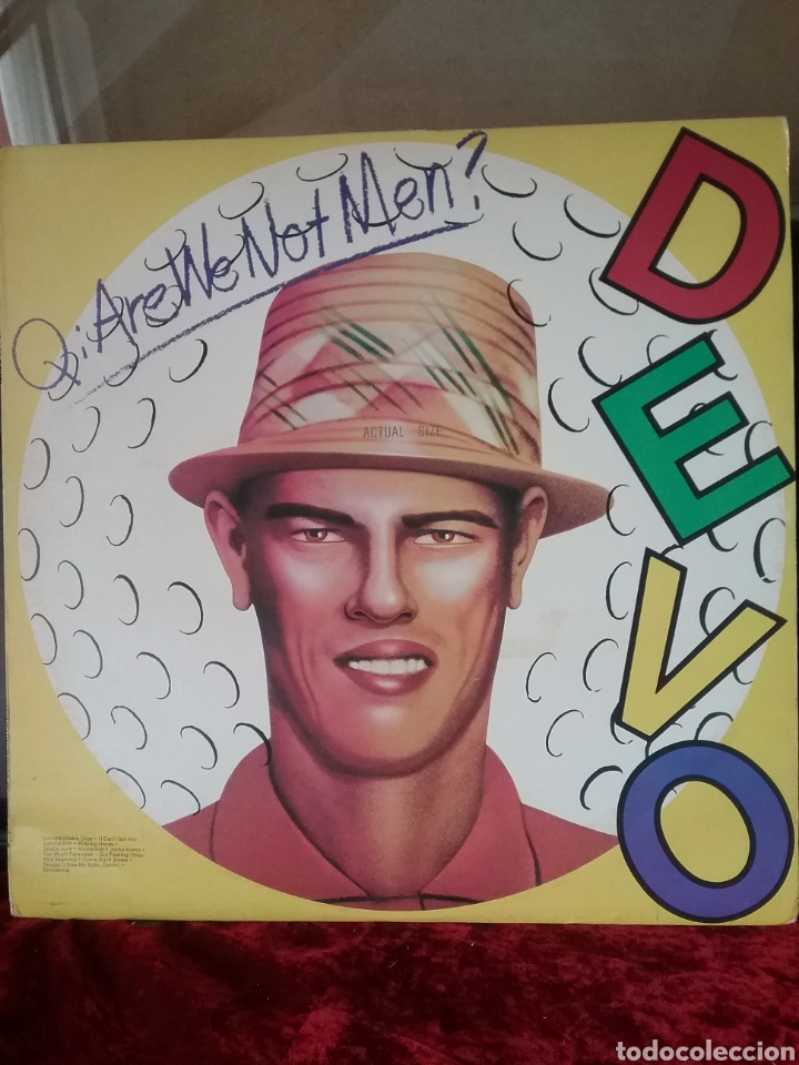 Discos de vinilo: DEVO 1978 Copia Original Canad&aacute; Brian Eno Produce - Foto 1