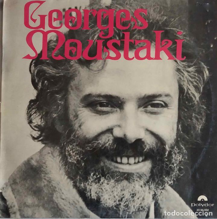 Discos de vinilo: GEORGES MOUSTAKI, LP POLYDOR ESPA&Ntilde;A 1972 - Foto 1