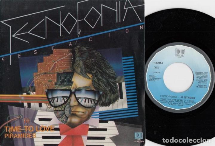 Discos de vinilo: TECNOFONIA - 5A ESTACION - SINGLE DE VINILO - Foto 1