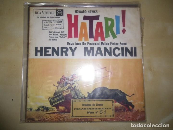 Discos de vinilo: Hatari ! Henry Mancini MUY RARO ! - Foto 1