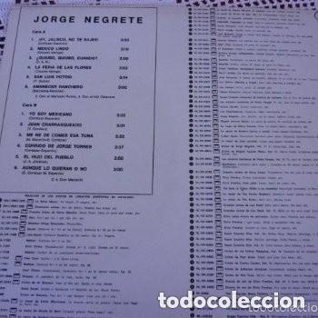 Discos de vinilo: Jorge Negrete LP 1977 - Foto 2