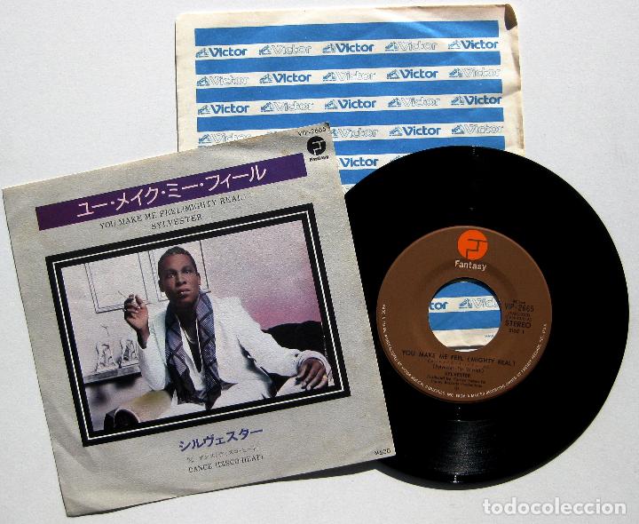SYLVESTER - YOU MAKE ME FEEL (MIGHTY REAL) - SINGLE FANTASY 1978 JAPAN (EDICIÓN JAPONESA) BPY (Música - Discos - Singles Vinilo - Disco y Dance)