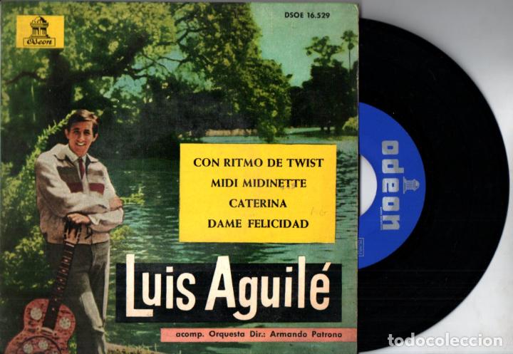 Discos de vinilo: LUIS AGUIL&Eacute; : CON RITMO DE TWIST (ODEON, 1963) - Foto 1