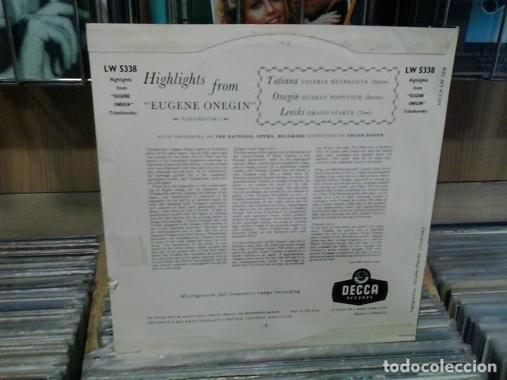 Discos de vinilo: LMV - Highlights from Eugene Onegin. Tchaikovsky. Decca, ref. LW 5338 - LP 10 - Foto 2