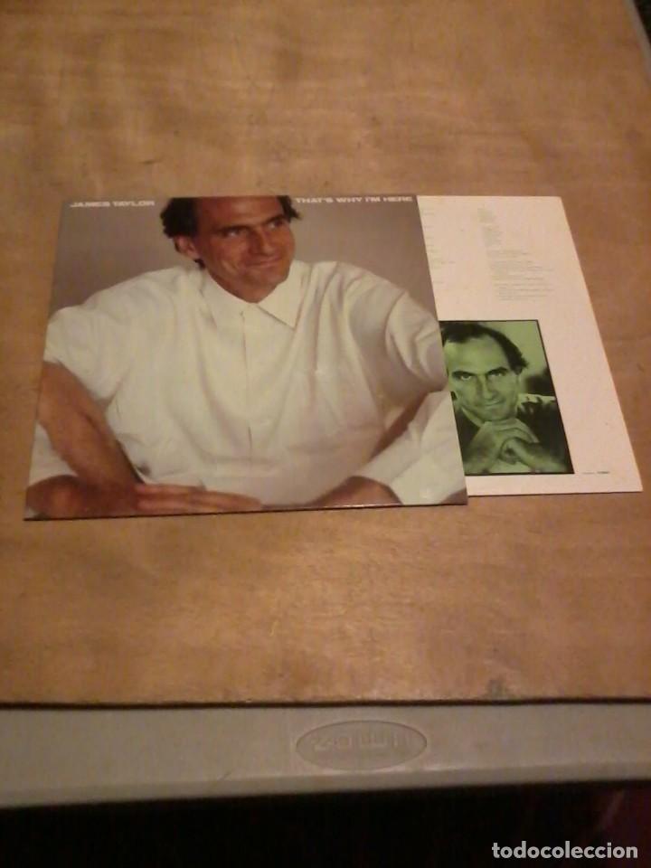 Discos de vinilo: James Taylor LP Thats why im here Esp. 1985 - Foto 1