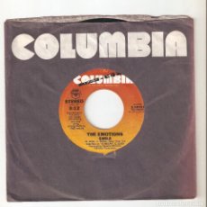 Discos de vinilo: THE EMOTIONS 7” USA IMPORTACION 45 SMILE 1975 SINGLE VINILO FUNK SOUL R&B ELECTRONIC DISCO COLUMBIA. Lote 229026555