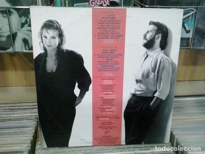 Discos de vinilo: Pimpinela. Valiente. Epic 1987, ref. EPC 460729 1 - LP - Foto 2