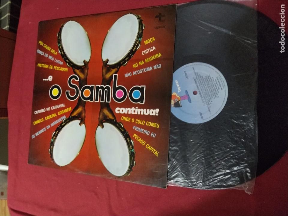 Dischi in vinile: O Samba continua LP SELLO TAPECAR braSIL