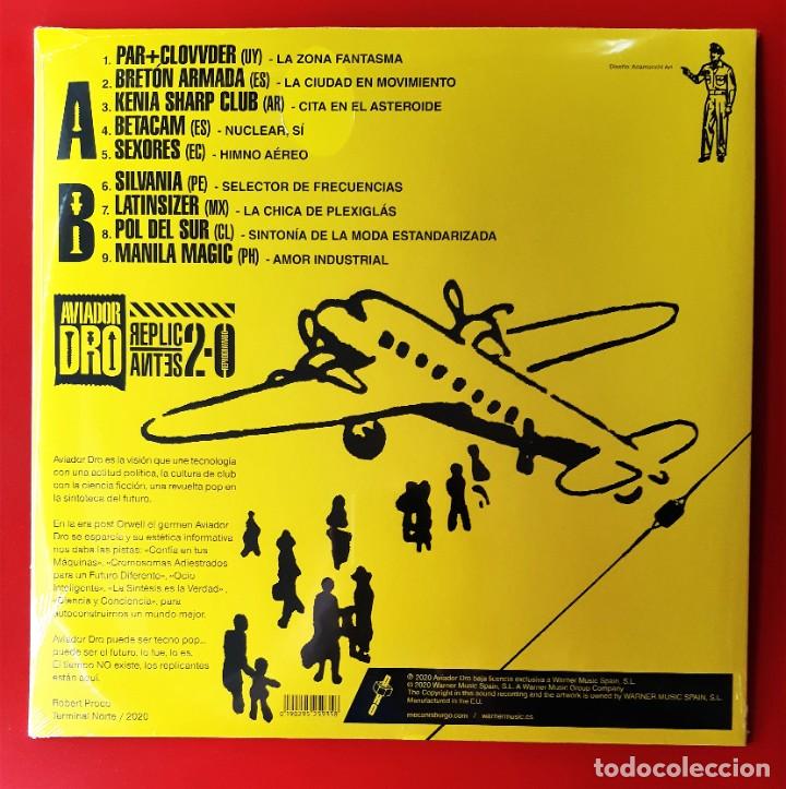 Discos de vinilo: VARIOS - AVIADOR DRO - REPLICANTES 2.0 REPROGRAMADO - Foto 2