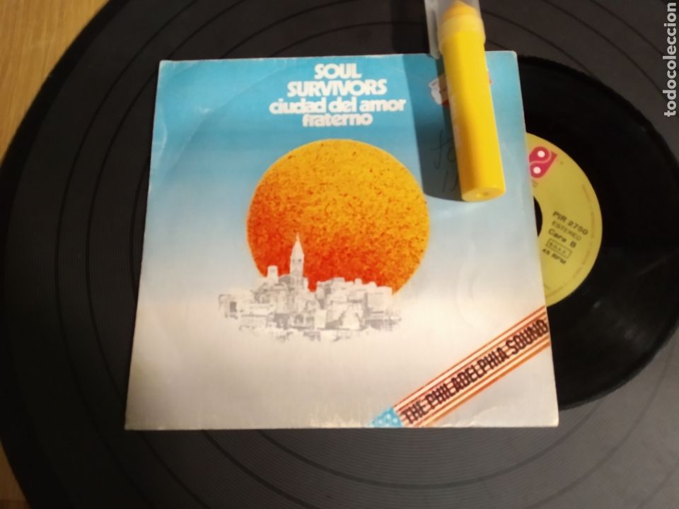 Vinyl records: VINILO SOUL SURVIVORS CIUDAD DEL AMOR FRATERNO 1974