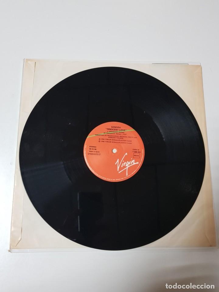 Discos de vinilo: DISCO DE VINILO. SANDRA. INNOCENT LOVE. MAXI SINGLE. 1986 - Foto 4