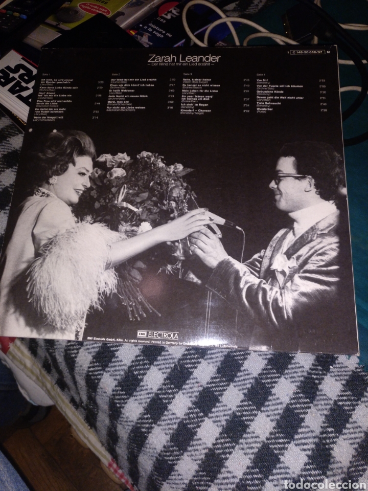 Discos de vinilo: Zarah Leander. Der Wind... - Foto 2