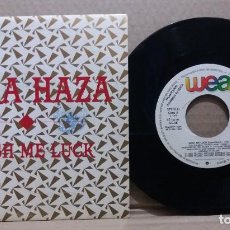 Discos de vinilo: OFRA HAZA / WISH ME LUCK / SINGLE 7 INCH
