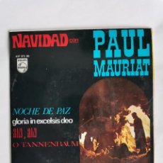 Discos de vinilo: NAVIDAD CON PAUL MAURIAT NOCHE DE PAZ. Lote 229122570
