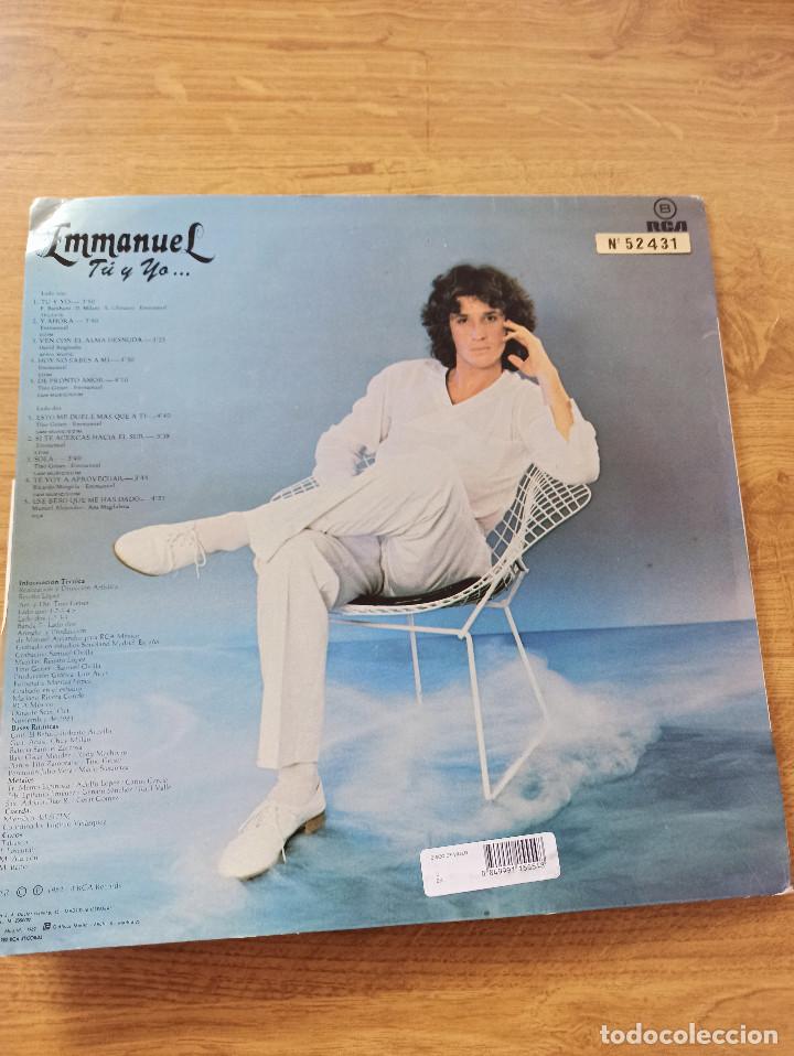 Discos de vinilo: EMMANUEL / T&Uacute; Y YO - Foto 3
