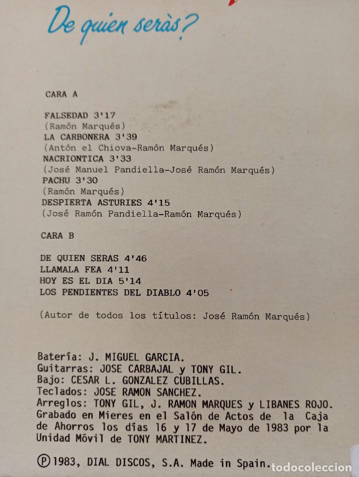 Discos de vinilo: RAM&Oacute;N MARQU&Eacute;S / DE QUIEN SER&Aacute;S ? - Foto 2