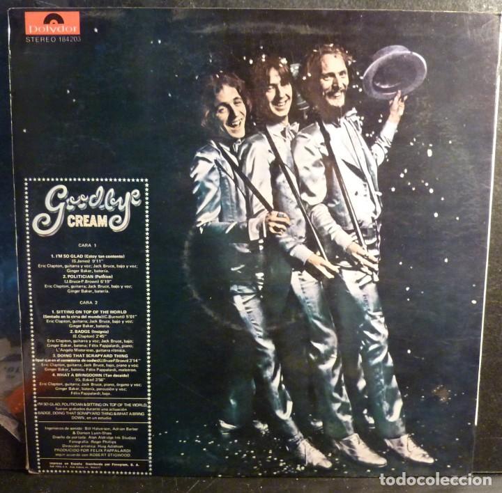 Discos de vinilo: CREAM // GOODBYE // 1969 // (VG VG). LP - Foto 2