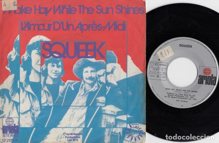 Discos de vinilo: SQUEEK - LAMOUR DUN APRES-MIDI - SINGLE DE VINILO - Foto 1