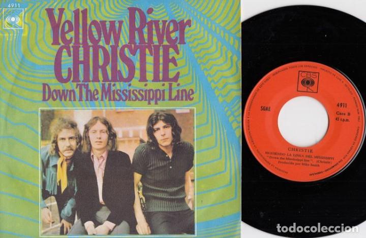 Discos de vinilo: CHRISTIE - YELLOW RIVER - SINGLE DE VINILO - Foto 1