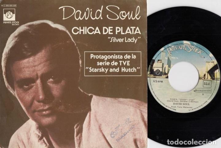 Discos de vinilo: DAVID SOUL - SILVER LADY - SINGLE DE VINILO - Foto 1
