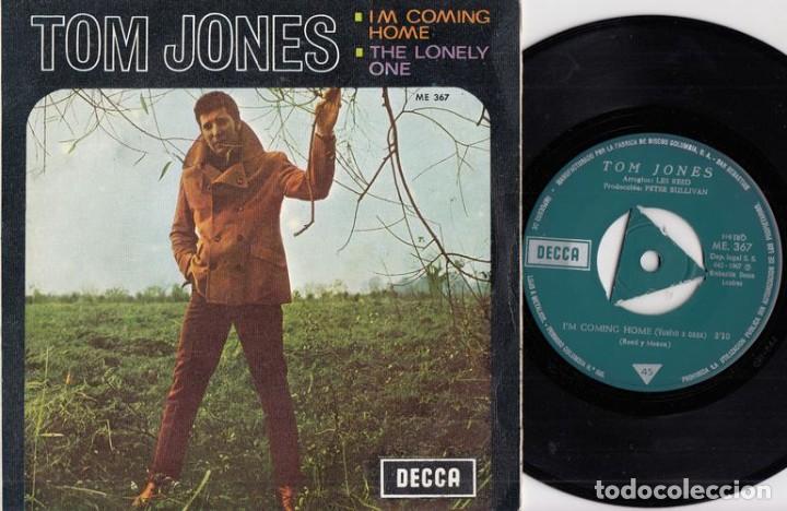 Discos de vinilo: TOM JONES - IM COMING HOME - SINGLE DE VINILO - Foto 1