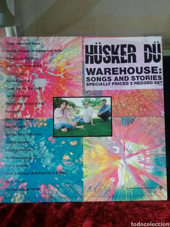 Discos de vinilo: HUSKER DU 1987 Doble LP Warner Bros. - Foto 2