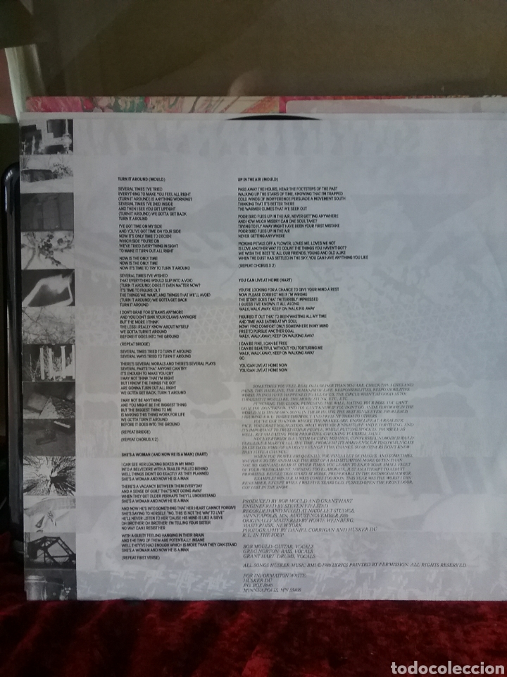 Discos de vinilo: HUSKER DU 1987 Doble LP Warner Bros. - Foto 3