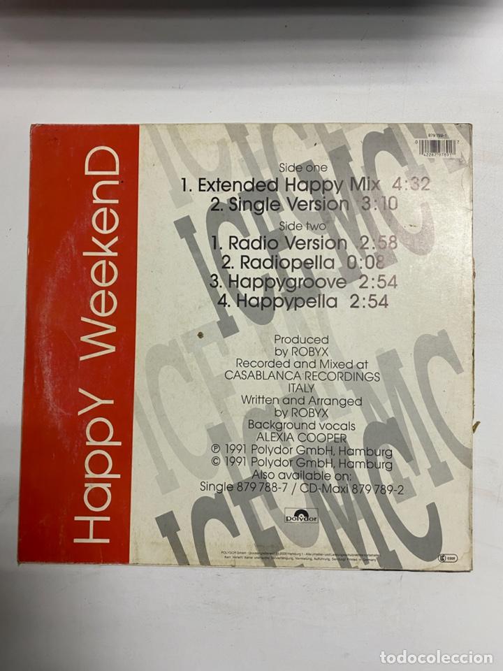 Discos de vinilo: ICE MC. HAPPY WEEKEND. POLYDOR. - Foto 2