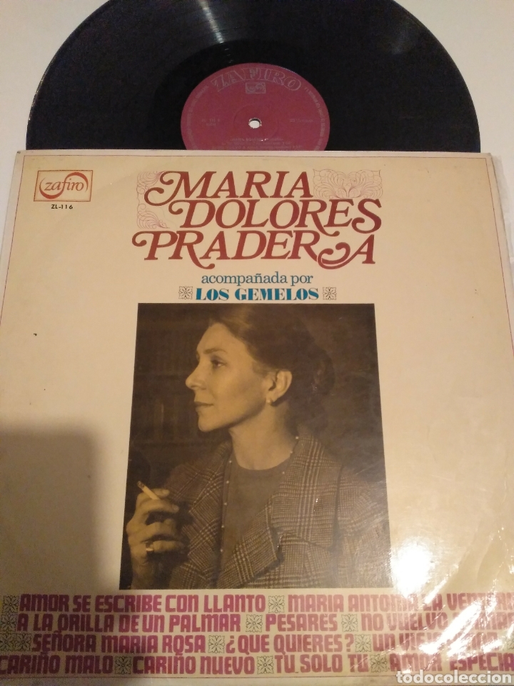 Discos de vinilo: Mar&iacute;a dolores pradera los gemelos - Foto 1
