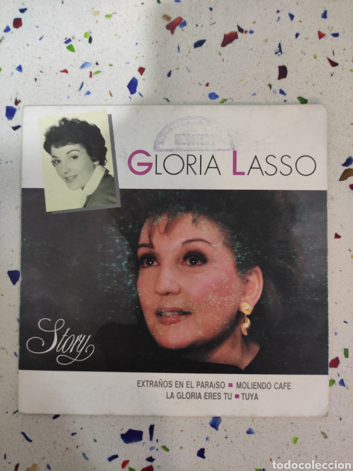 Discos de vinilo: GLORIA LASSO E P extra&ntilde;os en el para&iacute;so - Foto 1