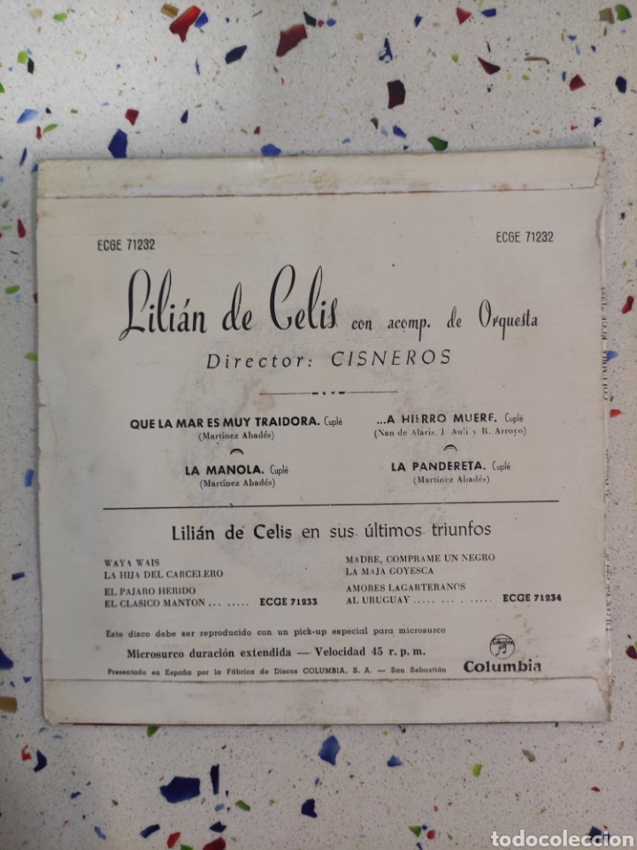 Discos de vinilo: Lilian de Celis ep - Foto 2