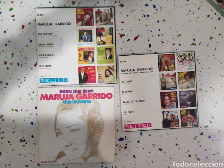 Discos de vinilo: Tres singles de Maruja Garrido - Foto 2