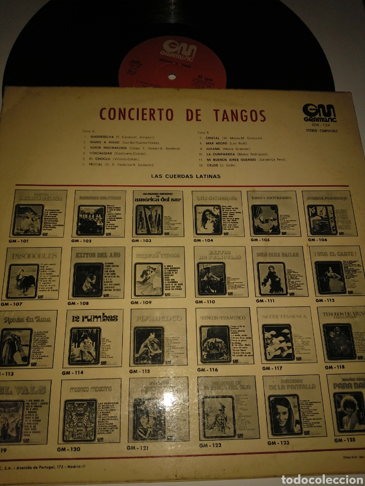 Discos de vinilo: Concierto de tangos - Foto 2