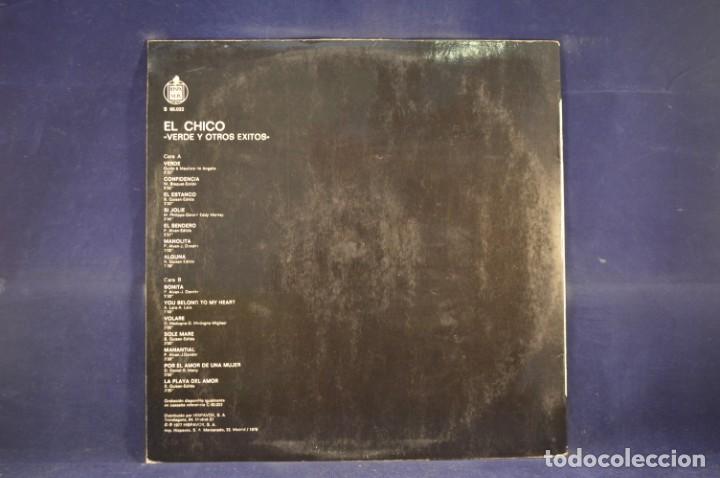 Discos de vinilo: El Chico &lrm;- Verde Y Otros Exitos - LP - Foto 2