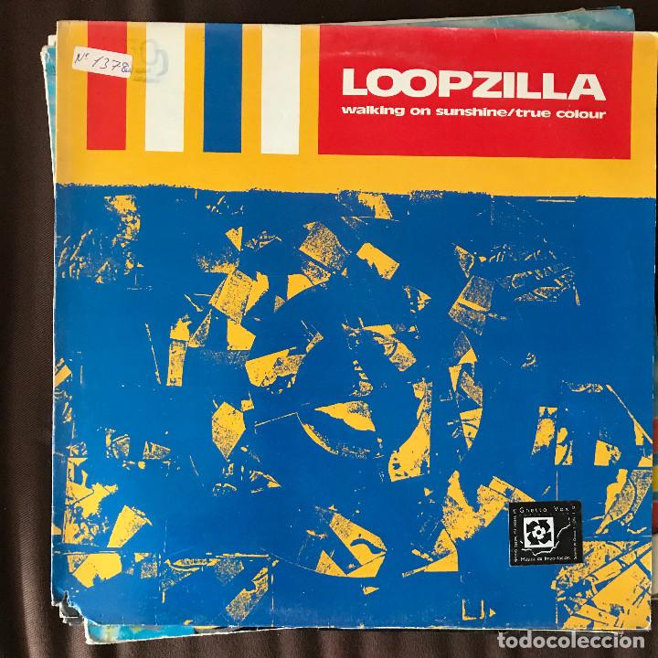 Discos de vinilo: LOOPZILLA - WALKING ON SUNSHINE - 12 MAXISINGLE NOISE 1990 - Foto 1