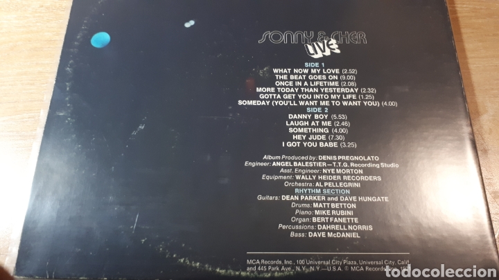 Discos de vinilo: SONNY AND CHER LIVE - Foto 2