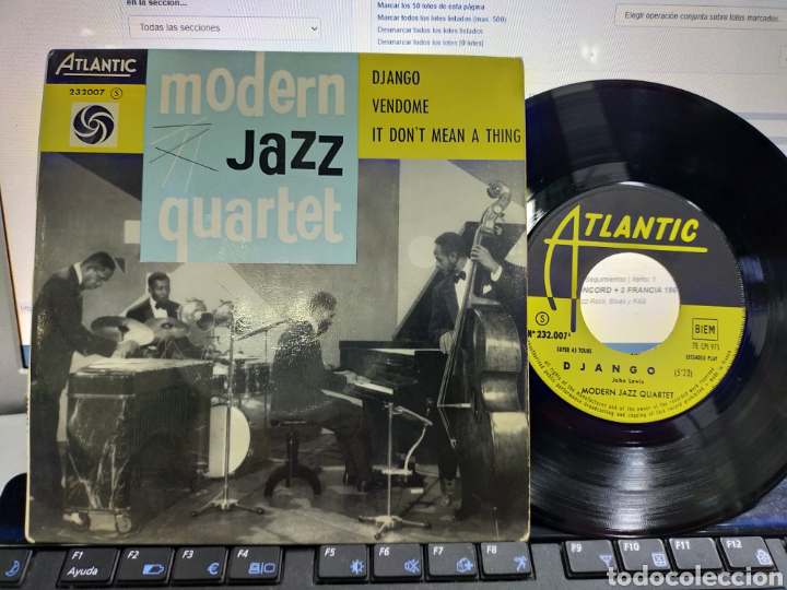 Discos de vinilo: Modern jazz quartet EP django + 2 Francia - Foto 1