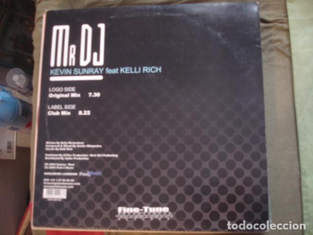 Discos de vinilo: Kevin Sunray feat Kelli Rich Mr DJ - Foto 2