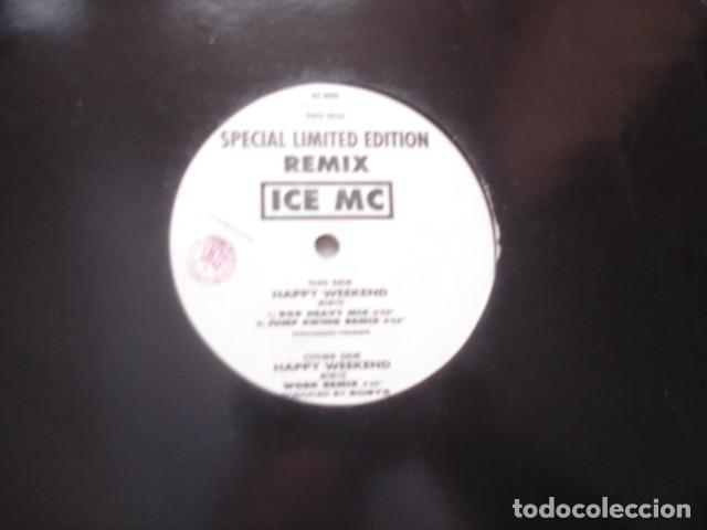 Discos de vinilo: ICE MC Happy Weekend (Remix) - Foto 1