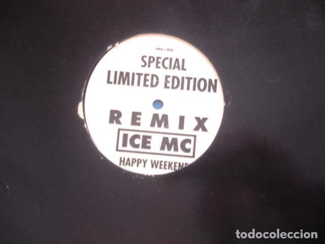 Discos de vinilo: ICE MC Happy Weekend (Remix) - Foto 2