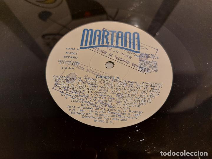 Discos de vinilo: CANDELA / GITANOS DE BARCELONA / MAXI SG - MARTANA-1989 / MBC. ***/*** - Foto 2 - 229394160