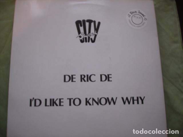 Discos de vinilo: De Ric De Id Like To Know Why - Foto 1