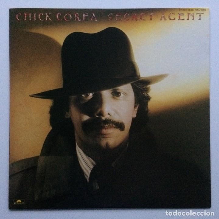 Discos de vinilo: Chick Corea &lrm;&ndash; Secret Agent Japan,1981 Polydor* - Foto 1