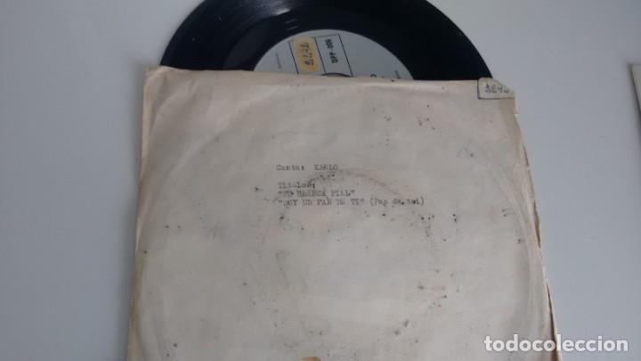 Discos de vinilo: SEINGLE (VINILO) DE KARLO A&Ntilde;OS 70 - Foto 1