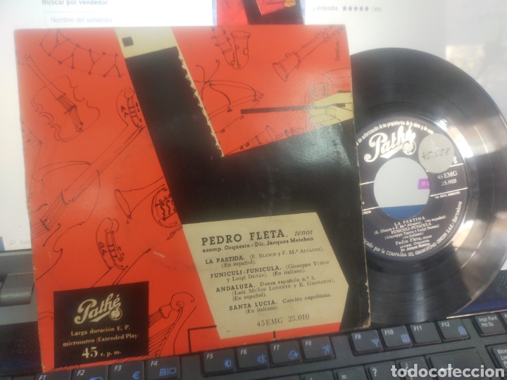 Discos de vinilo: Pedro fleta EP la partida + 3 - Foto 1