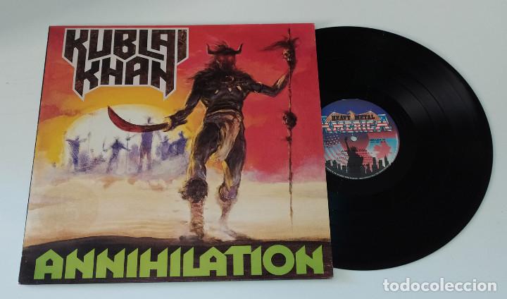 Discos de vinilo: LP KUBLAI KHAN - ANNIHILATION - Foto 3