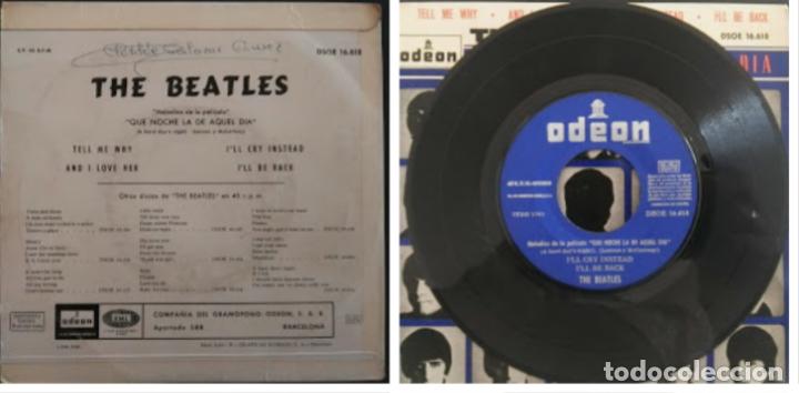 Discos de vinilo: EP-THE BEATLES-QUE NOCHE LA DE AQUEL DIA-1964-SPAIN- - Foto 2 - 229594240