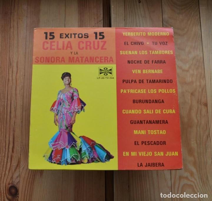 Discos de vinilo: Celia Cruz Y La Sonora Matancera &lrm;&ndash; 15 Exitos 15 LP - Foto 2