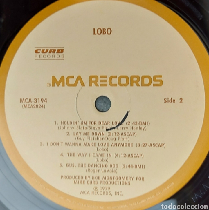 Discos de vinilo: Lp Lobo - MCA - 1979 - Foto 3